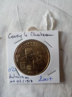 Médaille Touristique Monnaie De Paris 02 Coucy Le Chateau 2007 - 2007