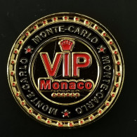 JETON TOURISTIQUE 32 Mm VIP MONACO MONTE CARLO F1 FORMULE 1 / TOKEN - Altri & Non Classificati