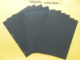 10 X IMPORTA BLACK END PAPERS (TO GO WITH V-SHEETS) - Autres & Non Classés