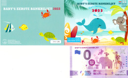 0-Euro PEBB 2022-2 BABY'S EERSTE BANKBILJET First Issue Pack No. Nur Bis #250 ! - Privatentwürfe