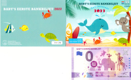 0-Euro PEBB 2022-2 BABY'S EERSTE BANKBILJET First Issue Pack No. Nur Bis #250 ! - Prove Private