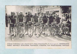 CPA  Éd. Beauvais Tour De France 1931 Équipe Belgique Hamerlinck Rebry Ghyssels Demuysère Vervaecke Schepers Dewaele... - Wielrennen