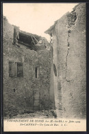 AK St-Cannat, Tremblement De Terre Du 11 Juin 1909, Un Coin De Rue, Erdbeben  - Catastrophes
