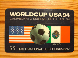 Prepaid Phonecard USA, Global Telecom Network - Football World Cup, Mexico - Sonstige & Ohne Zuordnung