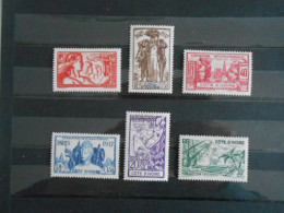*COTE- D'IVOIRE YT 133/138 COMMEMORATION DE L'EXPOSITION DE 1937** - Unused Stamps