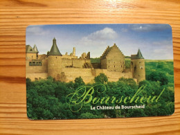 Phonecard Luxembourg - Castle, Bourscheid - Luxemburgo