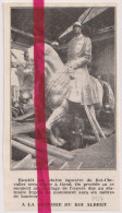 Gand Gent - Monument Roi Chevalier - Orig. Knipsel Coupure Tijdschrift Magazine - 1937 - Non Classés