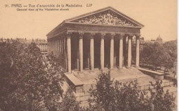 PARIS, VUE D ENSEMBLE DE LA MADELEINE REF 16064 - Altri Monumenti, Edifici