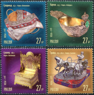 RUSSIA - 2018 - SET OF 4 STAMPS MNH ** - Jewellers' Masterpieces - Nuevos