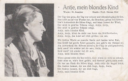Antje, Mein Blondes Kind Ngl #E0517 - Music And Musicians