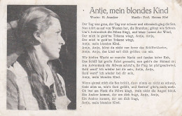 Antje, Mein Blondes Kind Ngl #E0517 - Musique Et Musiciens