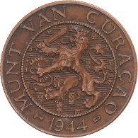 Monnaie, Curaçao, 2-1/2 Cents, 1944 - Curaçao