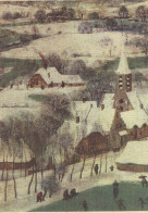 PETER BRUEGHEL Winterliches Dorf Ngl #E1151 - Malerei & Gemälde