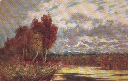 Herbstliche Landschaft Glum 1920? #E0795 - Ohne Zuordnung