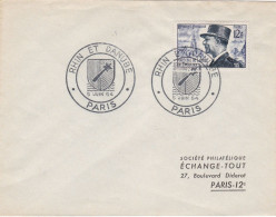 France FDC Y&T N°982  Maréchal De Lattre  De 1954 PARIS - 1950-1959