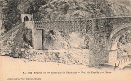 74 - CHAMONIX _S28590_ Chemin De Fer Electrique - Pont De Chedde Sur L'Arve - Chamonix-Mont-Blanc