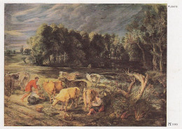 PETER PAUL RUBENS Polderlandschaft Ngl #E1135 - Malerei & Gemälde