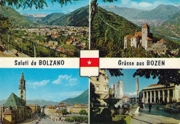 Südtirol: Saluti Da Bolzano, Mehrbildkarte Gl1967 #E1509 - Autres & Non Classés