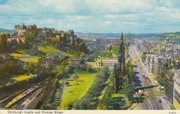 Edinburgh Castle And Princes Street Gl1976 #E2022 - Altri & Non Classificati