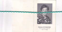 Romanie De Wachter-Mils, Sint-Amandsberg 1907, Gent 1989. Foto - Obituary Notices