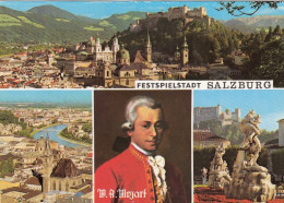 Salzburg Mit Mozart Gl1975 #E2755 - Altri & Non Classificati