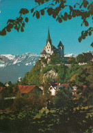 Rankweil, Liebfrauenkirche Mit Schweizer Bergen Ngl #E1975 - Altri & Non Classificati