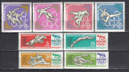 Mongolia 1960 - Olympic Games, Roma, Mi-Nr. 192/99, MNH** - Mongolie