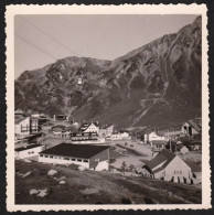 Jolie Photographie De LA MONGIE, Panorama Téléphérique Station Ski Bagnères De Bigorre Tourmalet 1962 8,6x8,6cm - Plaatsen