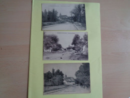 70 - Haute Saone - Cemboing - Lot De 3 Cartes - Fontaine Lavoir  - Route De Jussey  - Animées- Réf.77B - - Autres & Non Classés