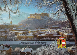 Salzburg, Festung Hohensalzburg Geg. Untersberg Im Winter Gl1973? #E2316 - Altri & Non Classificati