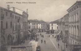 Veneto  -   Vicenza   -  Lonigo   -  Piazza Vittorio Emanuele  - F. Piccolo  - Viagg  -  Bella Animata - Autres & Non Classés