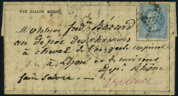 Lettre LE PARMENTIER, Gazette Des Absents N°16 Expédié Le 15 Oct.1870 De Rue St Dominique Pour Lyon, Redirigé à Valence  - Sonstige & Ohne Zuordnung