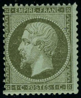 Neuf Avec Charnière N° 19, 1c Olive, TB - Other & Unclassified