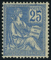 Neuf Sans Charnière N° 118, 25c Bleu, Très Bon Centrage, SUPERBE - Other & Unclassified