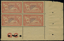 Neuf Sans Charnière N° 119d, 40c Merson, Bloc De 4, CdF, Papier GC, SUPERBE - Ph.WEB - Andere & Zonder Classificatie