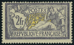 Neuf Avec Charnière N° 122, 2f Violet Et Jaune - TB, Signé Brun - Other & Unclassified