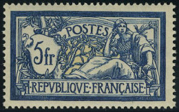 Neuf Sans Charnière N° 123, 5f Bleu Foncé Et Chamois, Excellent Centrage, T.B. - Other & Unclassified