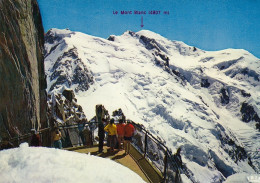 Chamonix-Mont Blanc, Blick Auf Den Gipfel Ngl #E3844 - Chamonix-Mont-Blanc