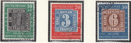 BRD  113-115, Gestempelt, 100 Jahre Deutsche Briefmarken, 1949 - Usados