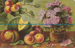 R029565 Greetings. A Birthday Wish. Flowers And Fruits On The Table. Philco. No - World