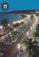 Nice,Côte D'Azur, La Promenade Des Anglais La Nuit Ngl #E4408 - Multi-vues, Vues Panoramiques