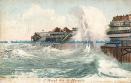 R029051 A Rough Sea At Margate. 1904 - World