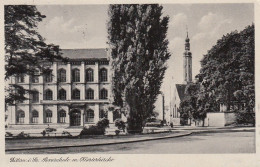 Zittau, Bauschule Mit Klosterkirche Gl1955 #E4094 - Otros & Sin Clasificación