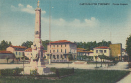 Veneto  -   Verona   -  Castelnuovo Veronese   -  Piazza Impero    - F. Piccolo  - Viagg  -  Bella Panoramica - Altri & Non Classificati