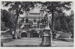 Potsdam. Sanssouci, Orangerie Mit Denkmal Friedrich Des Großen Ngl #E4618 - Autres & Non Classés