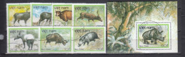 Vietnam 1988 - Animals, Mi-Nr. 1981/87+Bl. 66, Used - Vietnam