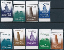 Mi 395-403 ** MNH / Definitives, Sightseeing Attractions, Architecture - Kirgizië