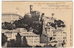 GENOVA - CASTELLO DE ALBERTIS E COLLINA S. UGO - 1904 - Vedi Retro - Formato Piccolo - Genova (Genua)