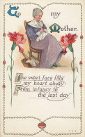 Muttertag-Wünsche: To My Mother ... Prägedruck Ngl #E5346 - Fête Des Mères