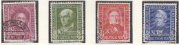 BRD  117-120, Gestempelt, Wohlfahrt: Helfer Der Menschheit (I), 1949 - Usati